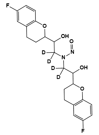 N-Nitroso rac-Nebivolol-D4 (Mixture of Diastereomers)